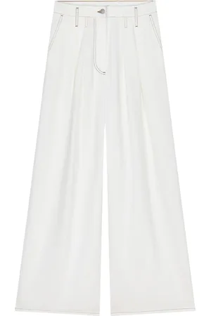 DRIES VAN NOTEN Pantaloni a palazzo con pieghe