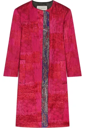 DRIES VAN NOTEN Cappotto con motivo jacquard