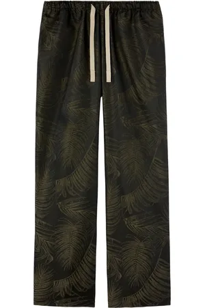 Palm Angels Pantaloni sportivi con effetto jacquard