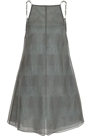 Emporio Armani Abito corto con strato semi trasparente