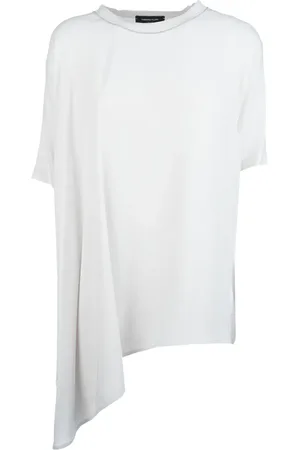 Fabiana Filippi T-shirt con orlo asimmetrico