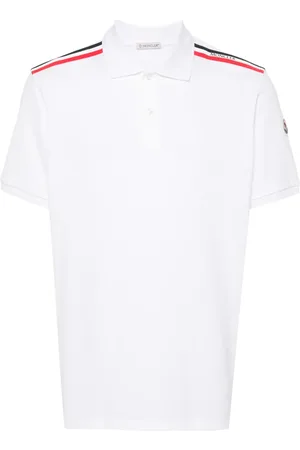 Moncler Polo con banda RWB