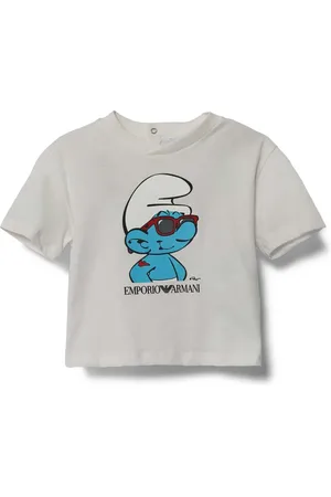Emporio Armani T-shirt in cotone con stampa grafica