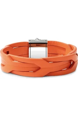 John Hardy Bracciale a strati in pelle
