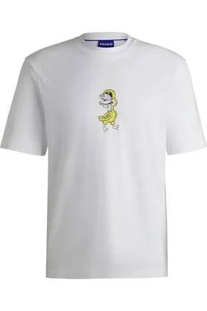 HUGO BOSS T-shirt in cotone con stampa grafica