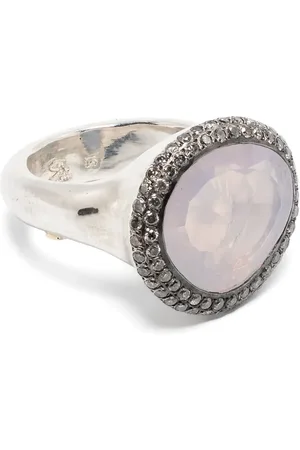 ROSA MARIA Anello con quarzo in sterling