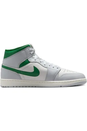 Jordan Sneakers 1 Mid "White/Pure Platinum/Pine Green"