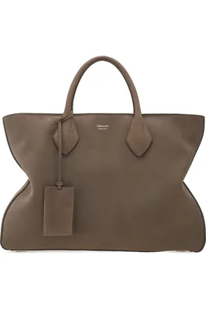 Salvatore Ferragamo Borsa tote grande in pelle