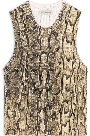 DRIES VAN NOTEN Top con stampa