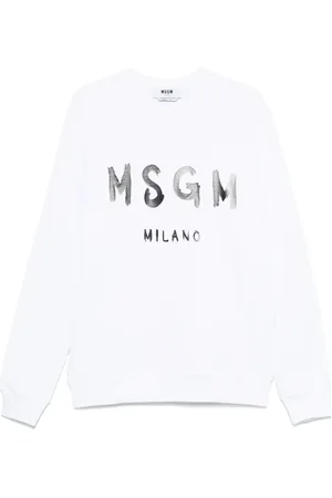 Msgm Felpa con stampa logo