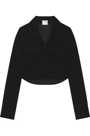 Courrèges Camicia crop in cotone