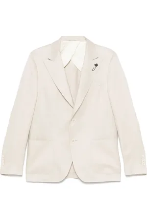 LARDINI Blazer con spilla