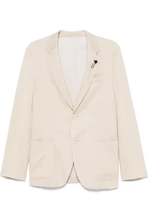 LARDINI Blazer con spilla