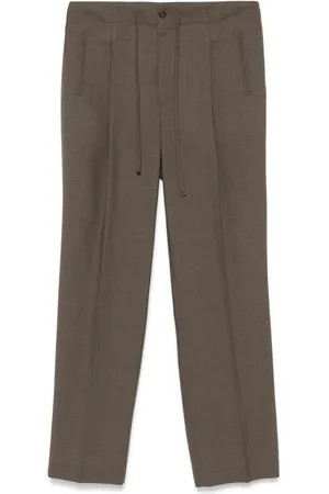 Frenken Pantaloni mélange in lana