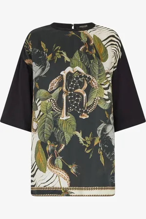 Roberto Cavalli T-shirt a fiori