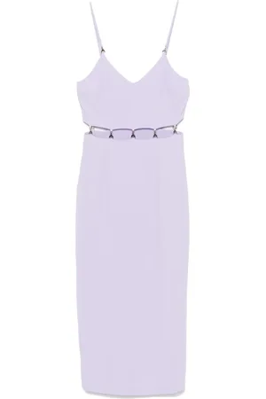 Patrizia Pepe Abito midi con placca logo