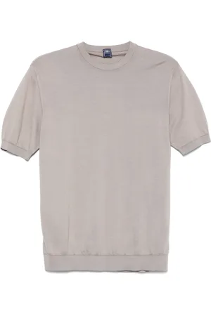 FEDELI T-shirt in maglia fine