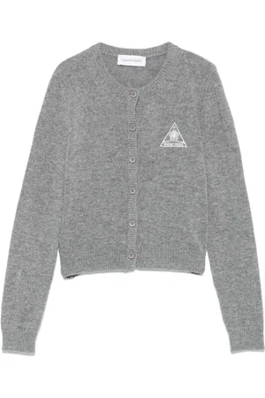 Marine Serre Cardigan con ricamo