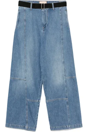 Plan C Jeans a gamba ampia