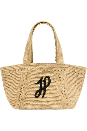 Patou Borsa tote JP piccola con monogramma e design a trapezio