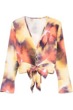 Patrizia Pepe Camicia con stampa astratta