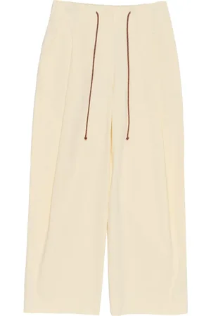 Bimba y Lola Pantaloni in cotone con pinces