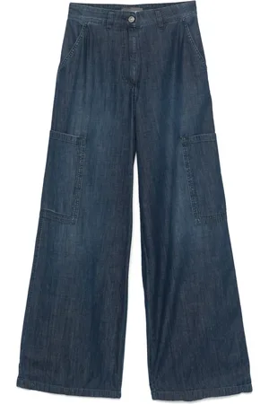 LORENA ANTONIAZZI Jeans a gamba ampia