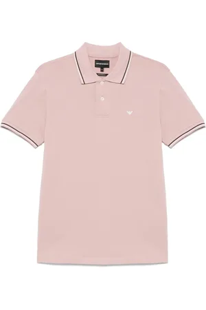 Emporio Armani Polo con dettagli a righe