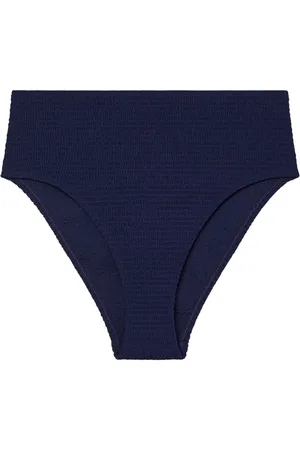 Tory Burch Slip bikini a vita alta con lavorazione a punto smock