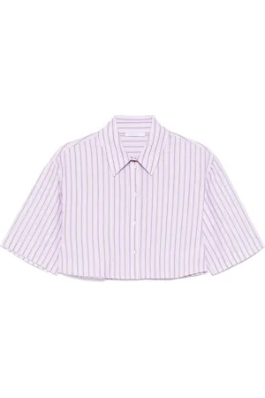 Patrizia Pepe Camicia crop in cotone