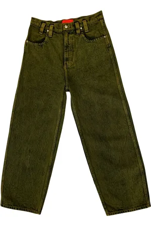 ECKHAUS LATTA Pantaloni denim a gamba ampia