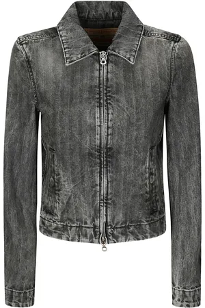 Diesel Giacca denim con effetto vissuto