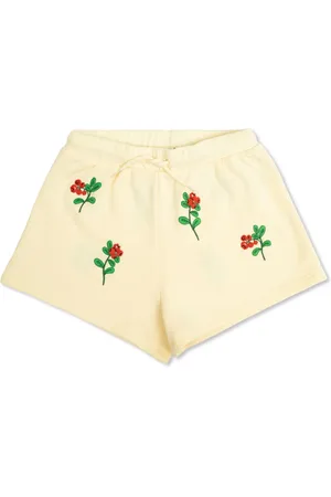 Mini Rodini Shorts con ricamo floreale