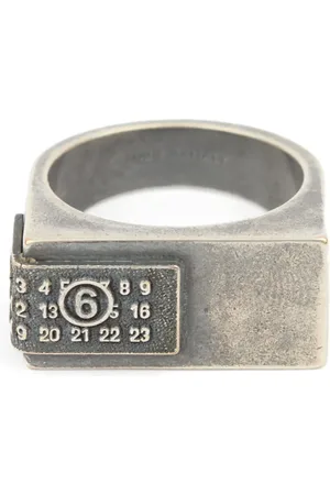 Maison Margiela Anello con motivo numeri