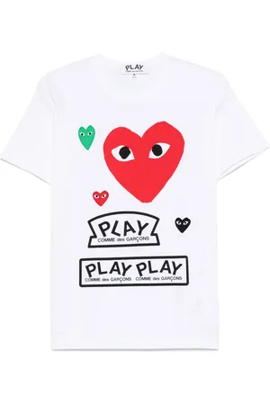 Comme des Garçons T-shirt con applicazione a cuore