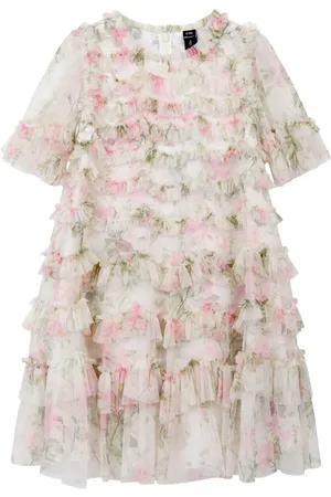 Needle & Thread Abito con stampa rosa all-over