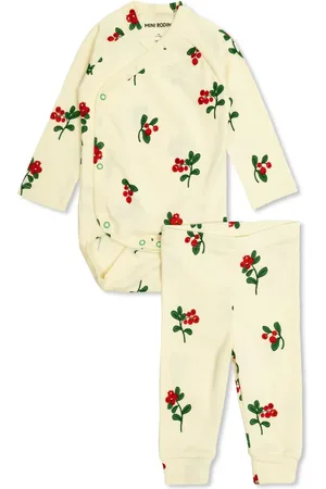 Mini Rodini Set pantaloni Lingonberries