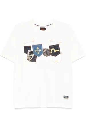 Evisu T-shirt con stampa