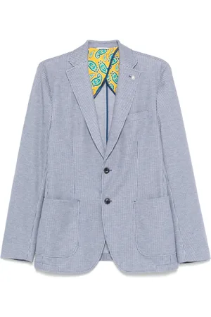 Manuel Ritz Blazer con motivo pied-de-poule