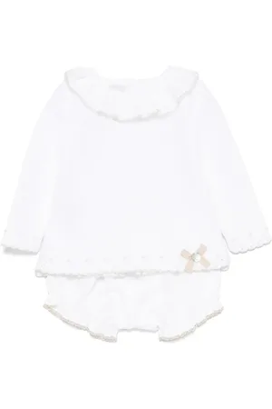 PAZ RODRIGUEZ Set camicia e shorts con fiocco