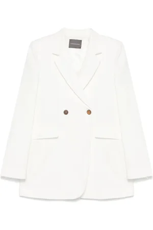 LORENA ANTONIAZZI Blazer con motivo a spina di pesce