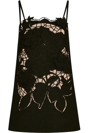 Oscar de la Renta Abito corto con dettaglio cut-out