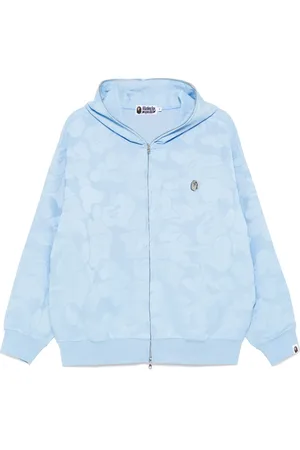 A Bathing Ape Felpa camouflage con zip e cappuccio