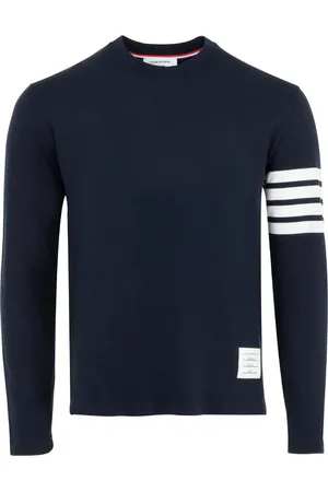 Thom Browne T-shirt a maniche lunghe con dettaglio a 4 righe