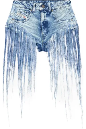 Diesel Shorts con frange