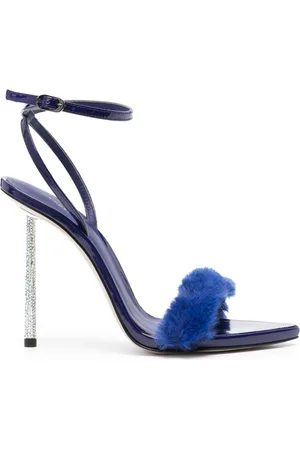 LE SILLA Bella 120mm faux-fur sandals