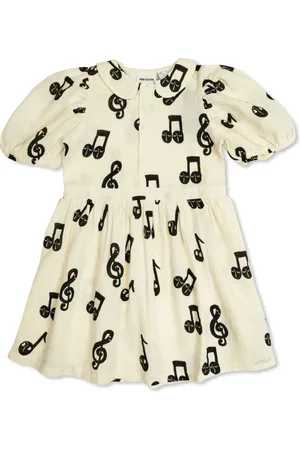 Mini Rodini Abito con stampa note musicali