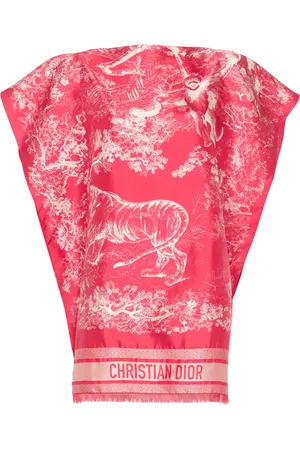 Dior Poncho con stampa Toile De Jouy