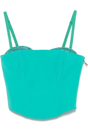 Patrizia Pepe Top corto con strass