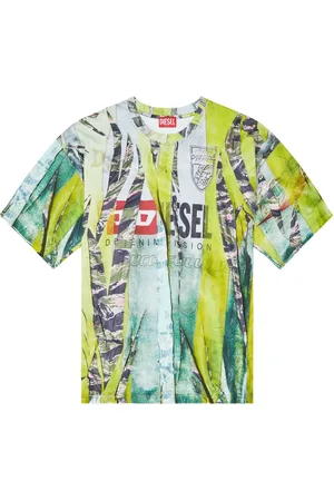 Diesel T-shirt con effetto schiarito